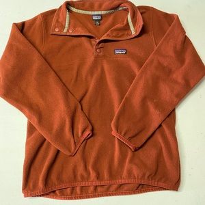 Patagonia kids L Orange Synchilla